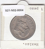 S21-N02-0004 Mexico 1 Peso VF 1971 KM460