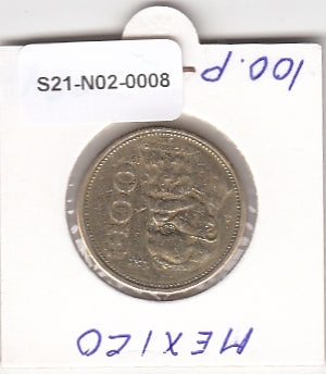 S21-N02-0008 Mexico 100 Pesos VF 1984 KM493