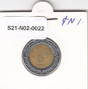 S21-N02-0022 Mexico 1 Nuevo Peso VF 1993 KM550