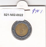 S21-N02-0022 Mexico 1 Nuevo Peso VF 1993 KM550