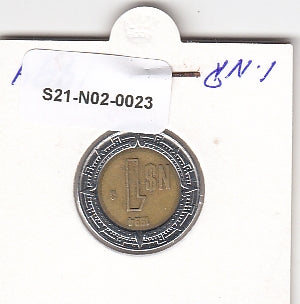 S21-N02-0023 Mexico 1 Nuevo Peso VF 1994 KM550