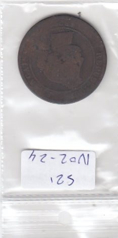 S21-N02-0024 France 10 Centimes FI 1872 KM815