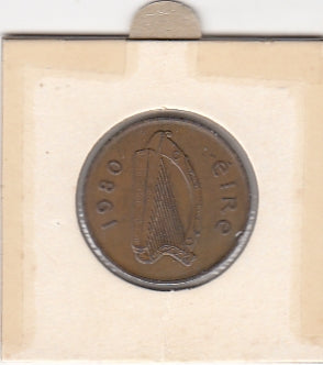 S21-N03-0075 Ireland 2 Pence VF 1980 KM21
