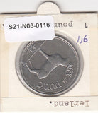 S21-N03-0116 Ireland 1 Pound VF/XF 1990 KM27
