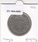 S21-N04-0092 Frankrijk 5 Francs ZFr+ 1933 KM888