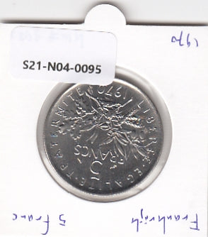 S21-N04-0095 France 5 Francs  UNC 1970 KM926
