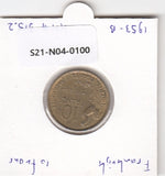 S21-N04-0100 France 10 Francs  VF 1953 KM915.2 B