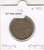 S21-N04-0112 France 50 Francs  VF 1952 KM918.2 B