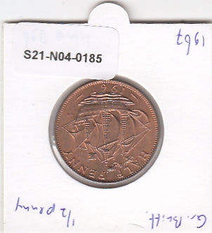 S21-N04-0185 United Kingdom 1/2 Penny XF/UNC 1967 KM896