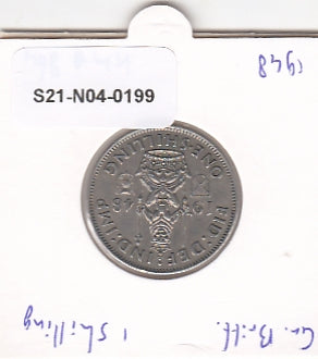 S21-N04-0199 Verenigd Koninkrijk 1 Shilling Zeer Fraai 1948 KM864 Schots
