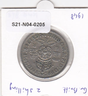 S21-N04-0205 United Kingdom 2 Shillings VF 1948 KM865