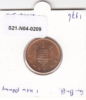 S21-N04-0209 Verenigd Koninkrijk 1 New Penny UNC 1976 KM915