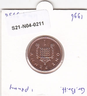 S21-N04-0211 United Kingdom 1 Penny UNC 1996 KM935a