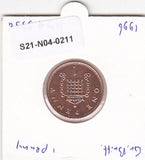 S21-N04-0211 United Kingdom 1 Penny UNC 1996 KM935a