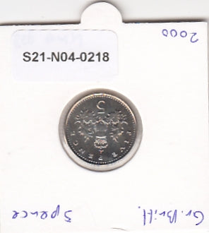 S21-N04-0218 United Kingdom 5 Pence UNC 2000 KM988