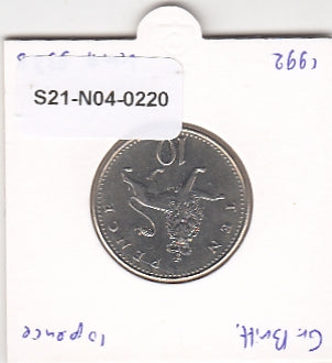 S21-N04-0220 United Kingdom 10 Pence XF 1992 KM938b