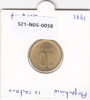 S21-N05-0058 Argentina 10 Centavos UNC 1992 KM107