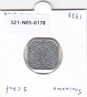 S21-N05-0178 Suriname 5 Cent XF 1979 KM12.1a