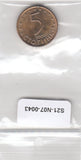 S21-N07-0043 Bulgaria 5 Stotinki UNC 2000 KM239a   magn