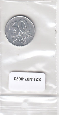 S21-N07-0073 Hungary 50 Filler VF 1976 KM574