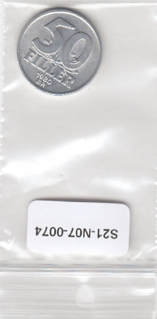 S21-N07-0074 Hungary 50 Filler VF 1980 KM574