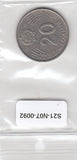 S21-N07-0092 Hungary 20 Forint VF 1984 KM630