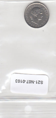 S21-N07-0103 Switzerland 5 Rappen  XF 1968 KM26