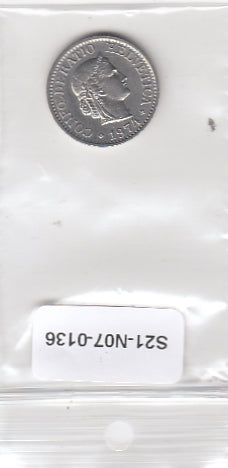 S21-N07-0136 Switzerland 10 Rappen  XF 1974 KM27