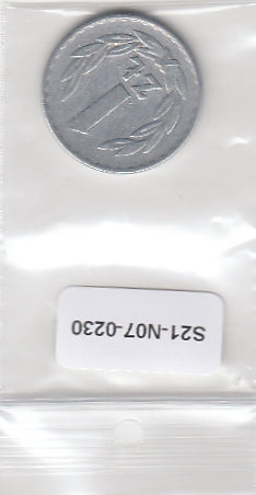 S21-N07-0230 Poland 1 Zloty VF 1974 Y49.1