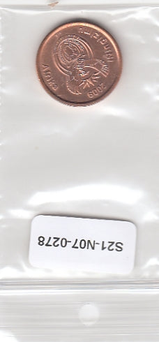 S21-N07-0278 South Africa 5 Cent UNC 2009 KM183