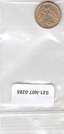 S21-N07-0285 South Africa 10 Cent VF/XF 1991 KM135