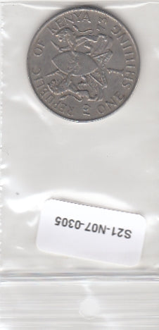 S21-N07-0305 Kenia 1 Shilling FI 1973 KM14