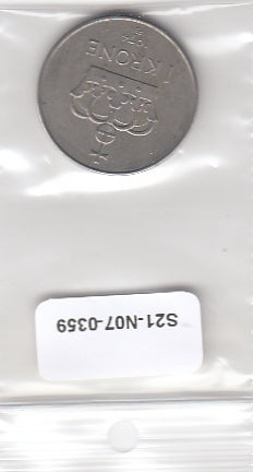 S21-N07-0359 Norway 1 Krone VF 1974 KM419