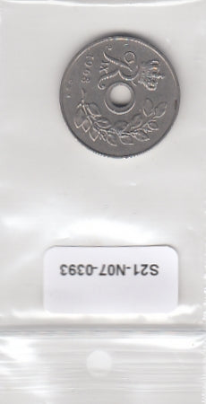 S21-N07-0393 Denmark 25 Ore VF 1968 KM855