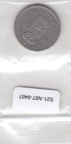 S21-N07-0407 Denmark 1 Krone VF 1975 KM862