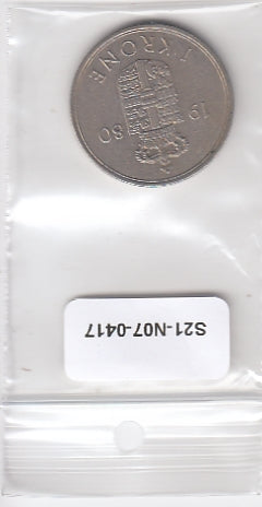S21-N07-0417 Denmark 1 Krone VF 1980 KM862