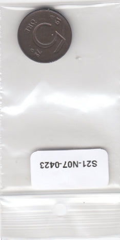 S21-N07-0423 Sweden 5 Ore VF 1972 KM845