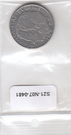 S21-N07-0481 Sweden 1 Krona VF 1980 KM852