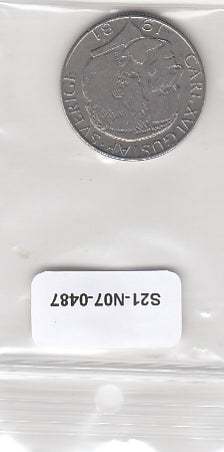 S21-N07-0487 Sweden 1 Krona VF/XF 1981 KM852