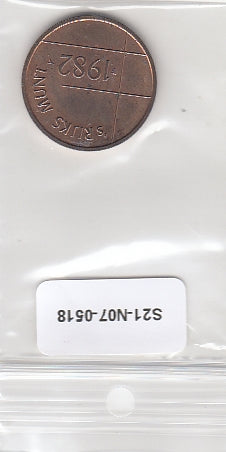 S21-N07-0518 Token Europe-Nederland   1982