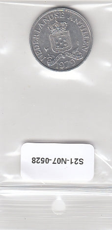 S21-N07-0528 Antilles 2 1/2 Cent VF 1979 KM9a