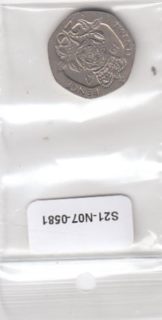 S21-N07-0581 United Kingdom 20 Pence VF 1987 KM939