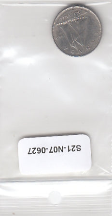 S21-N07-0627 Canada 10 Cent VF 1980 KM77
