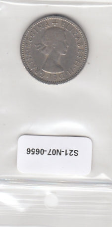 S21-N07-0656 United Kingdom 1 Shilling VF 1963 KM904   english