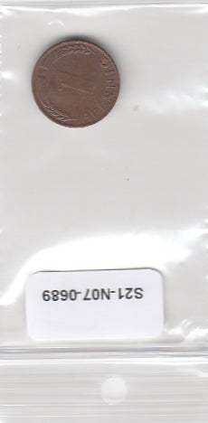 S21-N07-0689 Germany 1 Pfennig VF 1950 KM105 G