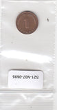 S21-N07-0695 Germany 1 Pfennig VF+ 1991 KM105 D