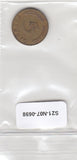 S21-N07-0698 Germany 5 Pfennig VF 1950 KM107 F