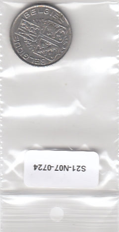 S21-N07-0724 Belgium 1 Franc VF 1939 KM119   belgique