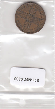 S21-N07-0830 Portugal 50 Centavos VF 1974 KM596