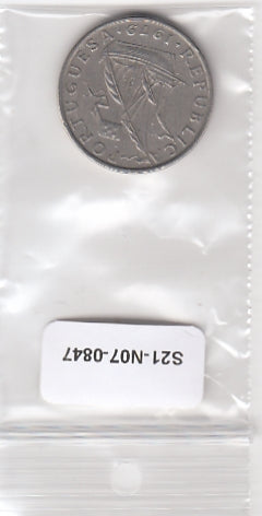 S21-N07-0847 Portugal 5 Escudos VF 1979 KM591